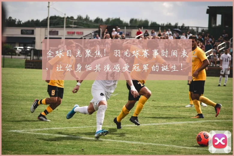 全球目光聚焦!羽毛球赛事时间表,让你身临其境感受冠军的诞生!